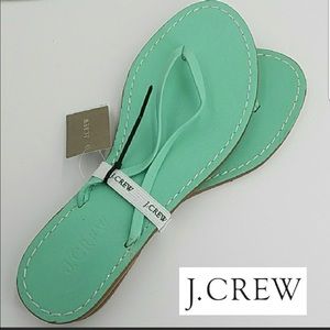 J.Crew green sandal
